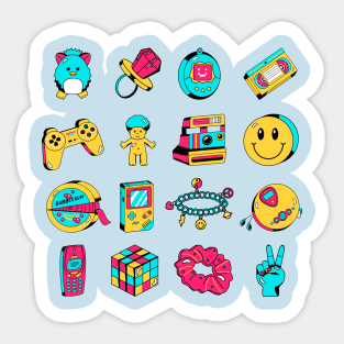 90s Nostalgia Sticker